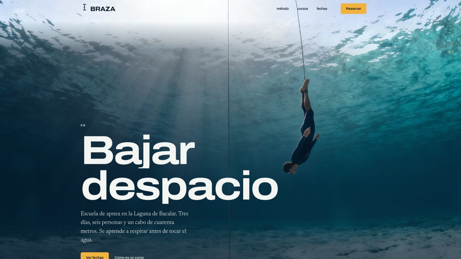 Captura 1 de BRAZA — Escuela de apnea